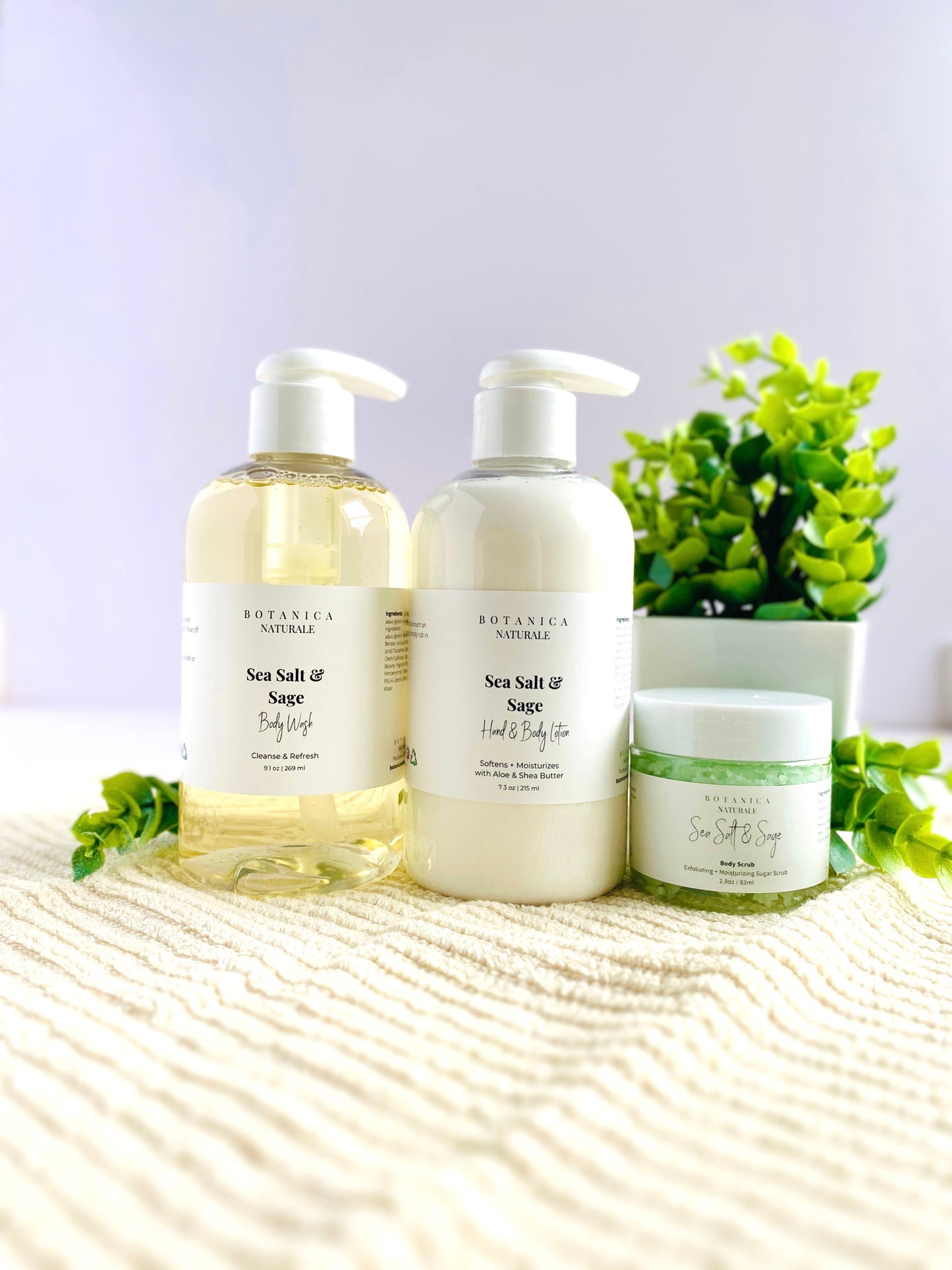 Sea Salt & Sage Bath Bundle