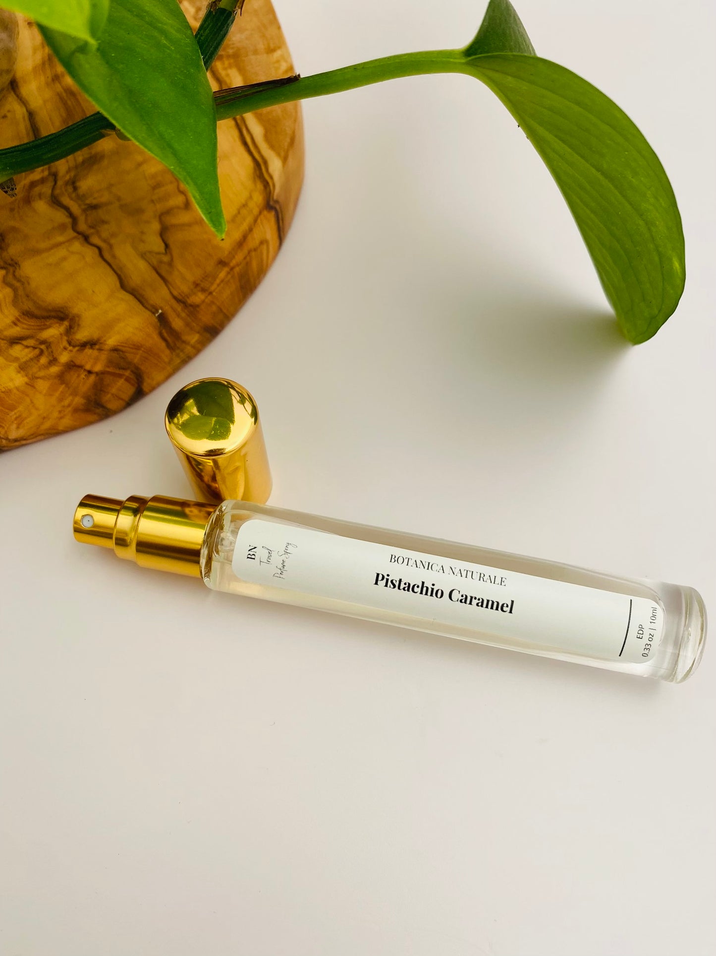 Pistachio Caramel Travel Perfume Spray - Inspired by Sol de Janerio Brazilian Crush Cheirosa 62