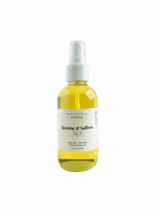 Jasmine & Saffron Body Oil - Inspired by Baccarat Rouge 540