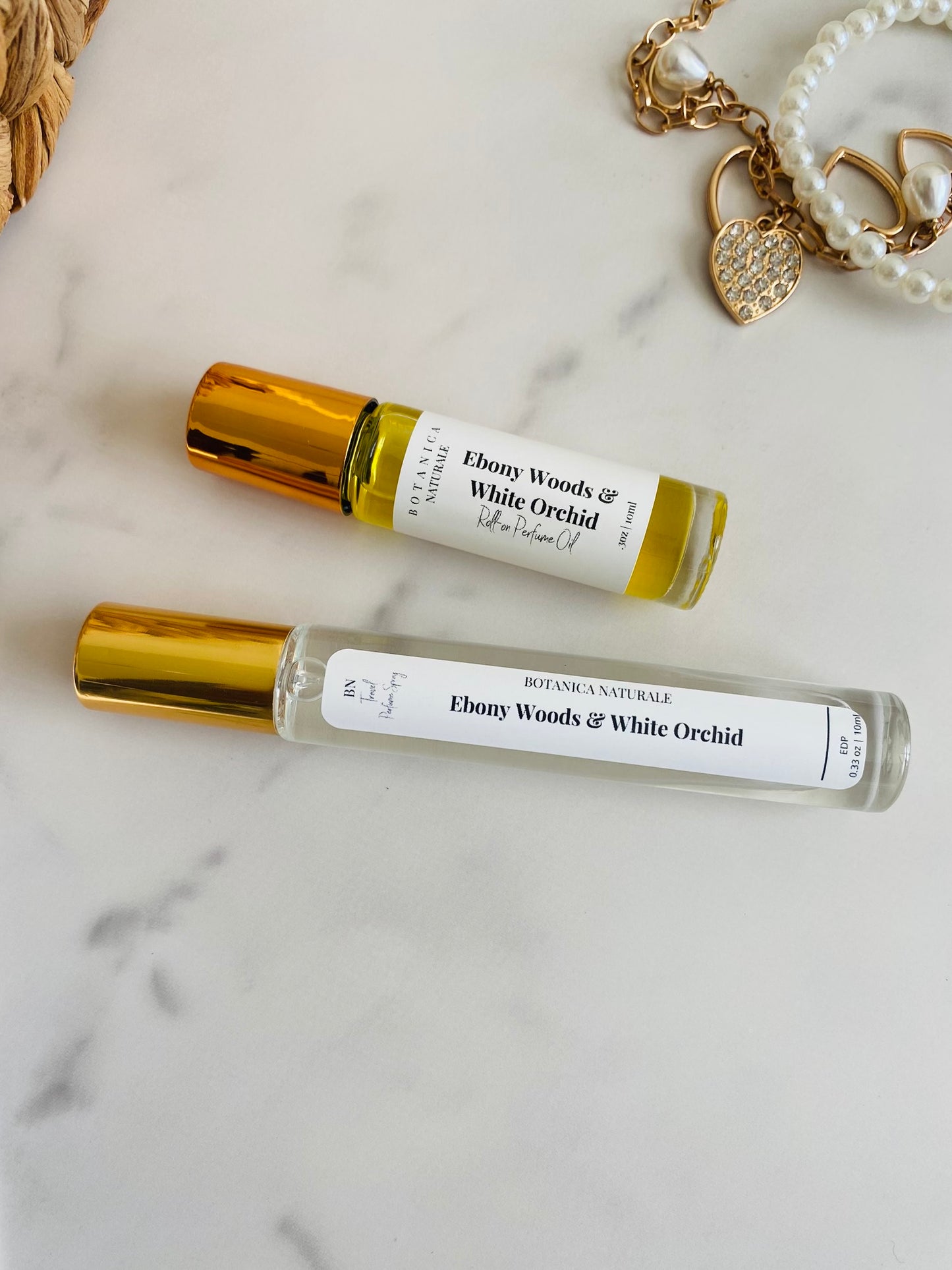 Ebony Woods & White Orchid Perfume Bundle
