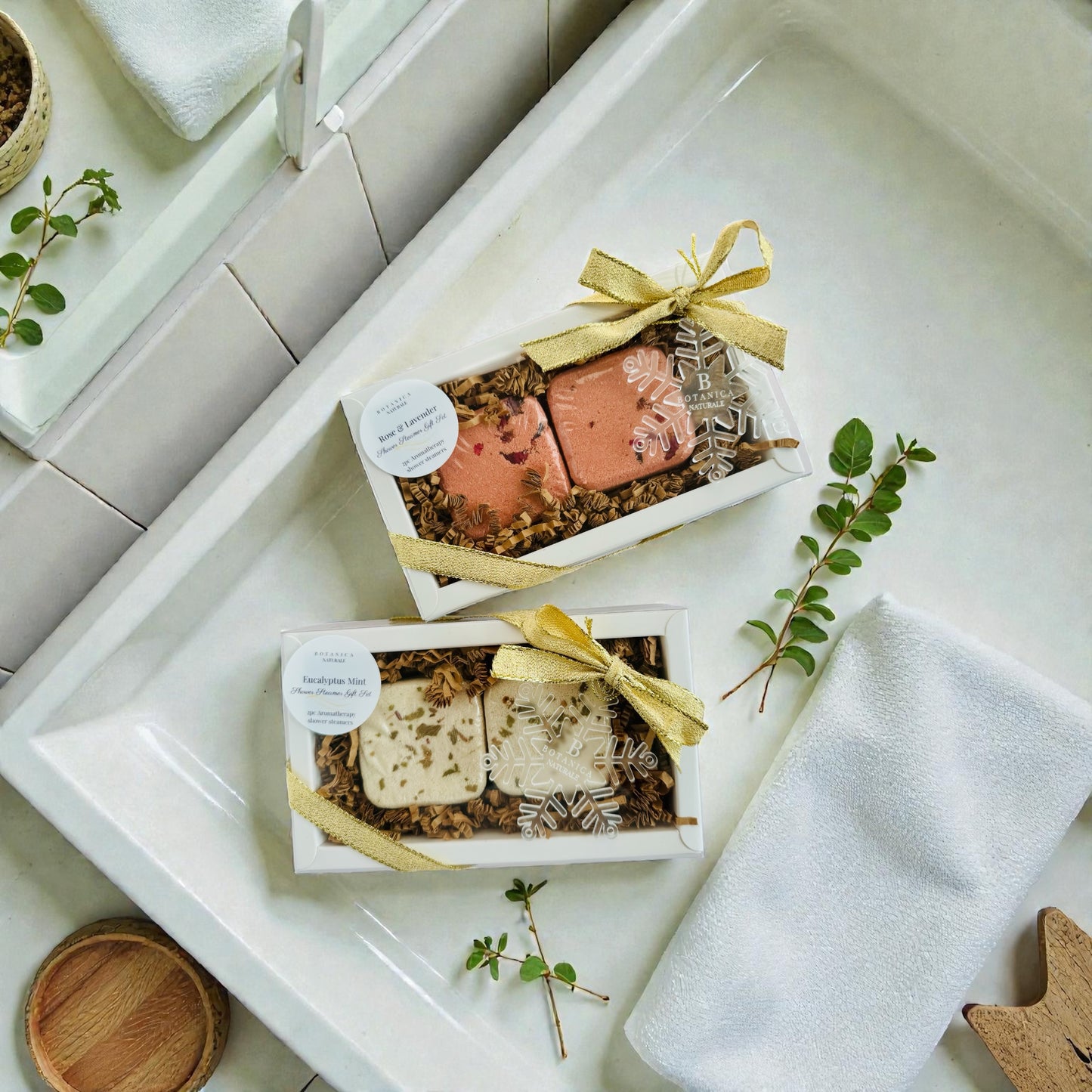 Aromatherapy Shower Steamer 2pc Gift Set