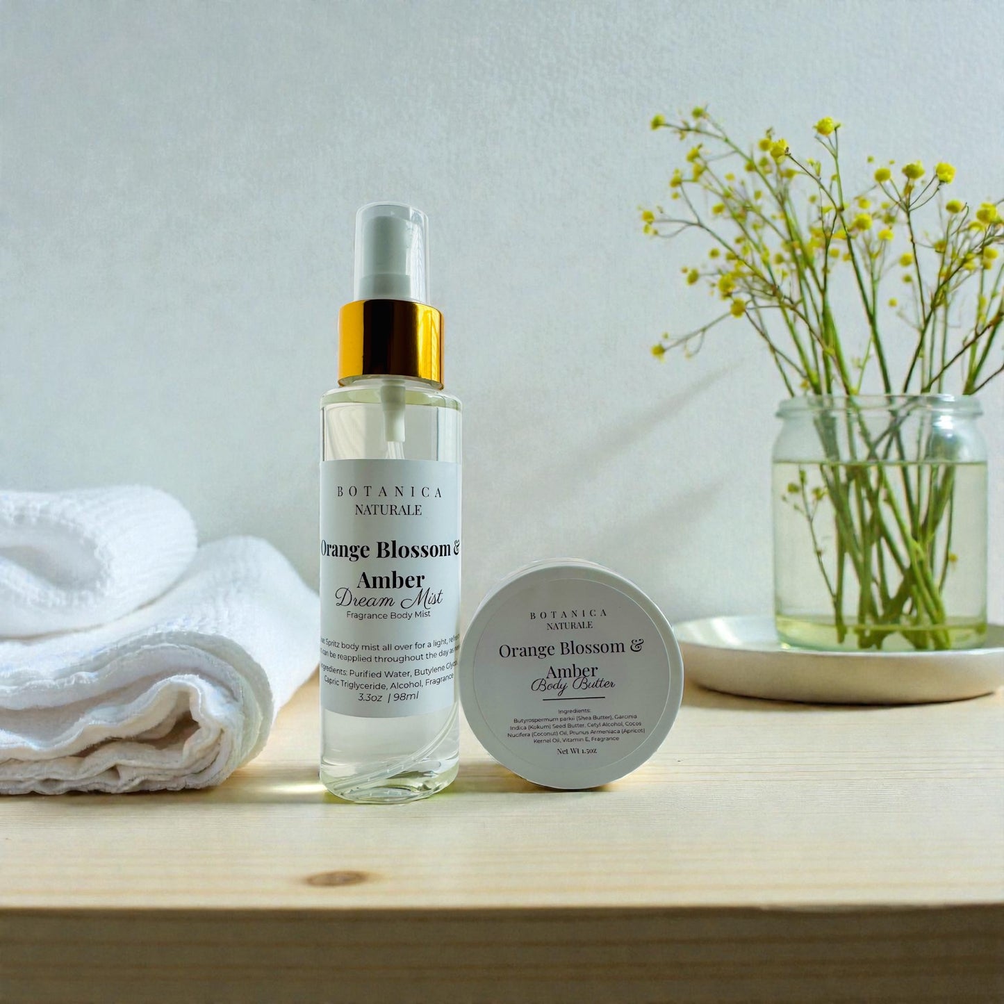 Orange Blossom & Amber 2pc Bundle