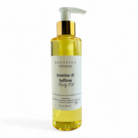 Jasmine & Saffron Body Oil - Inspired by Baccarat Rouge