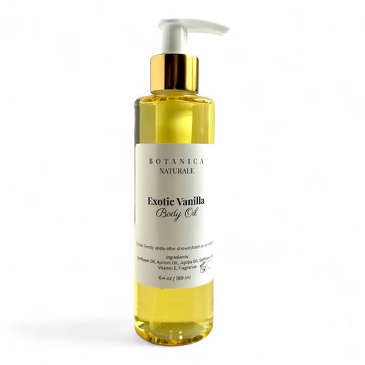 Exotic Vanilla Body Oil - Inspired by Madagascar Vanilla