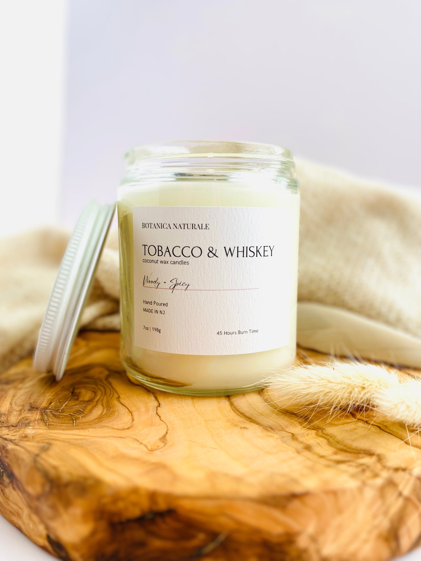 Tobacco & Whiskey Candle 7oz