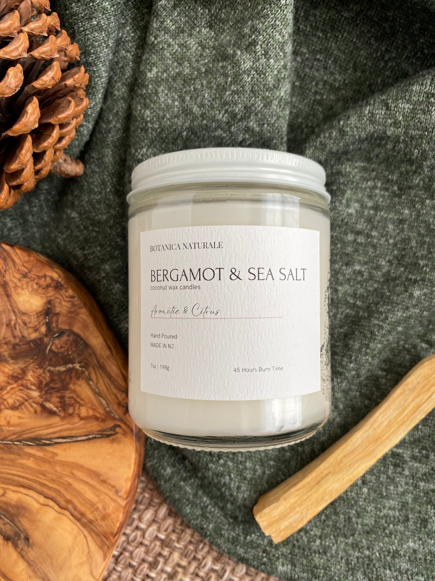 Bergamot & Sea Salt Candle 7oz