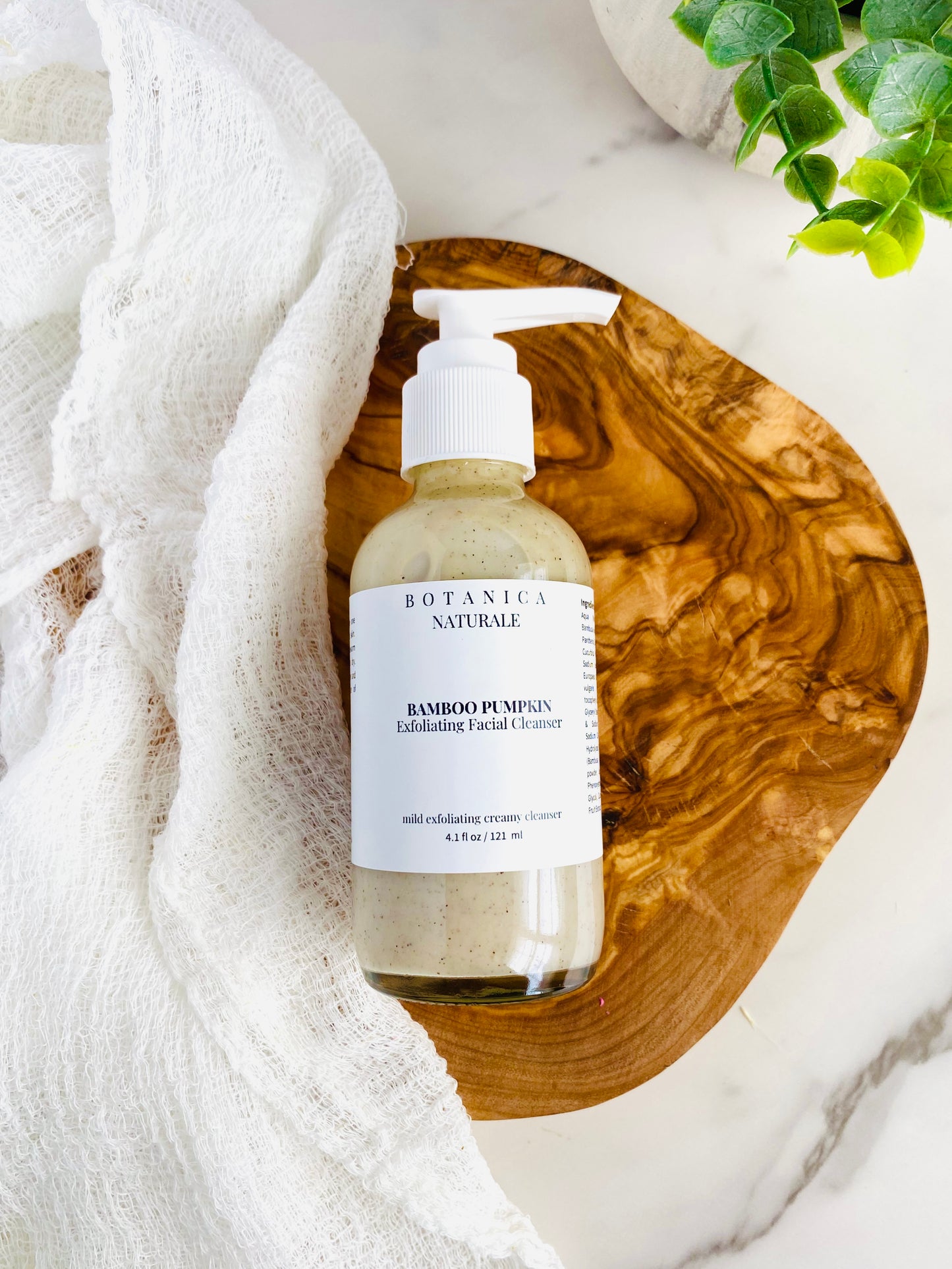 Bamboo Pumpkin Exfoliating Face Cleanser