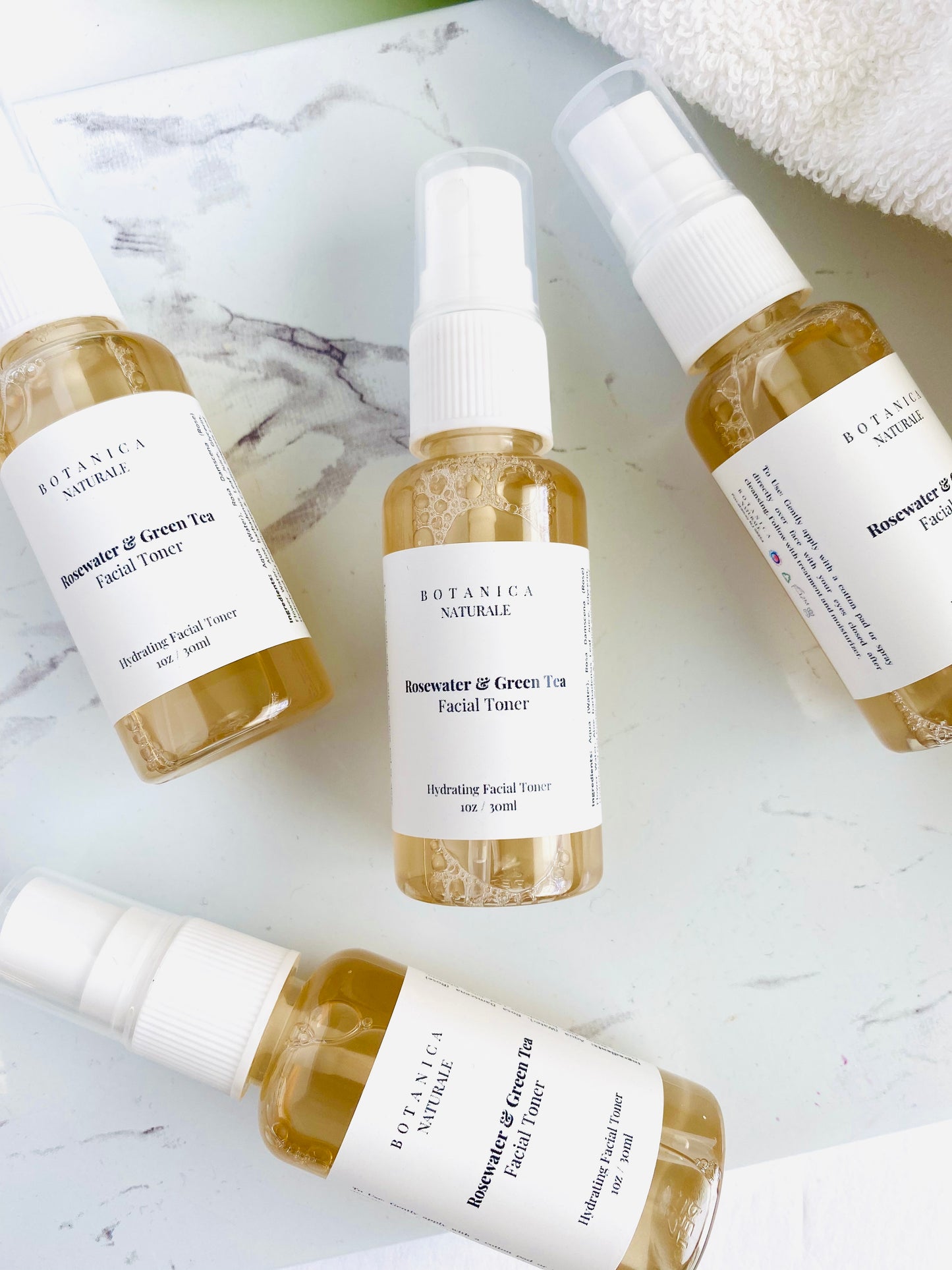Rosewater and Green Tea Hydrating Facial Toner Deluxe Mini