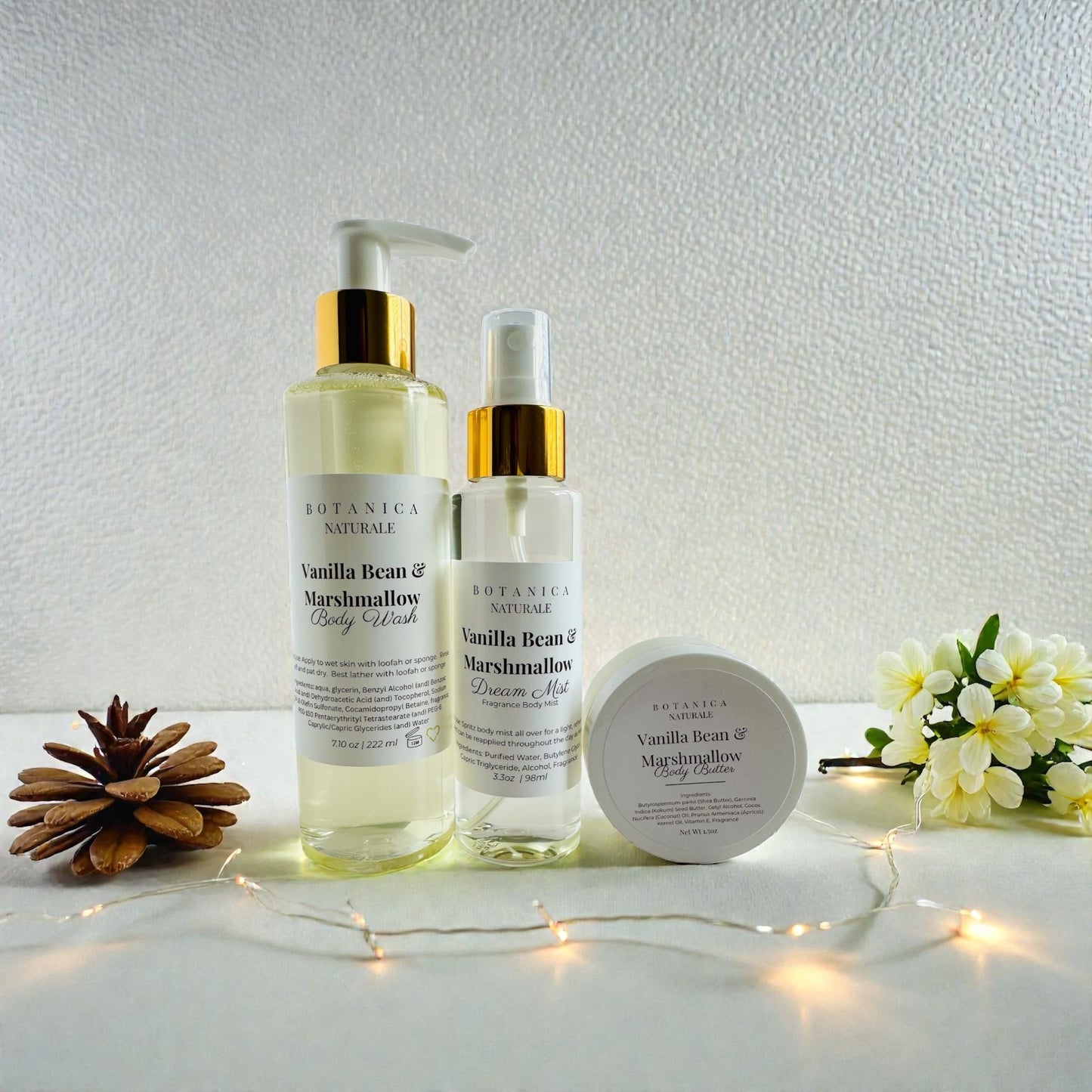 Vanilla Bean & Marshmallow 3pc Bundle