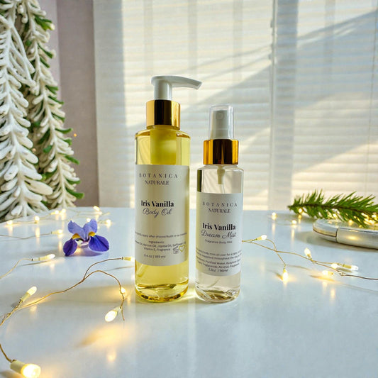 Iris Vanilla Body Oil & Dream Mist 2pc Bundle - NEW Scent