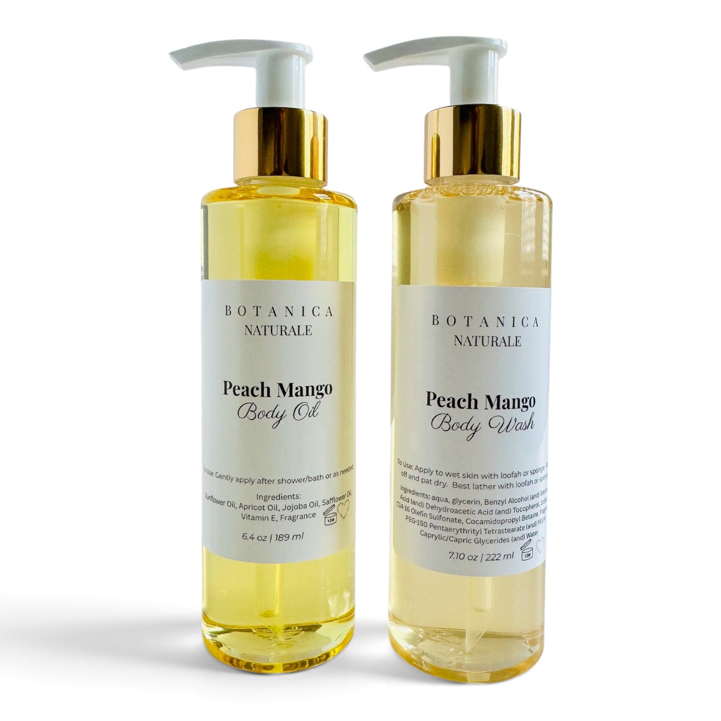 Peach Mango Shower Duo: Cleanse + Nourish