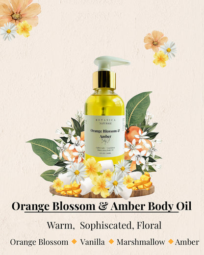 Orange Blossom & Amber Body Oil - Inspired by Kilian Love, Don't Be Shy