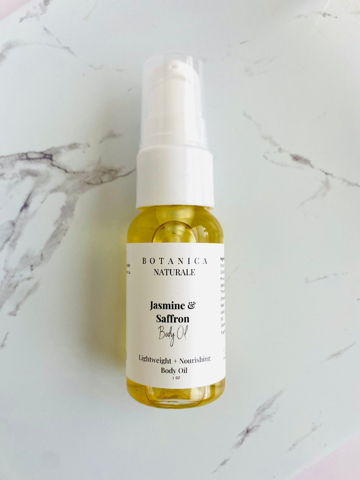 Jasmine & Saffron Body Oil Deluxe Mini - Inspired by Baccarat Rouge 540