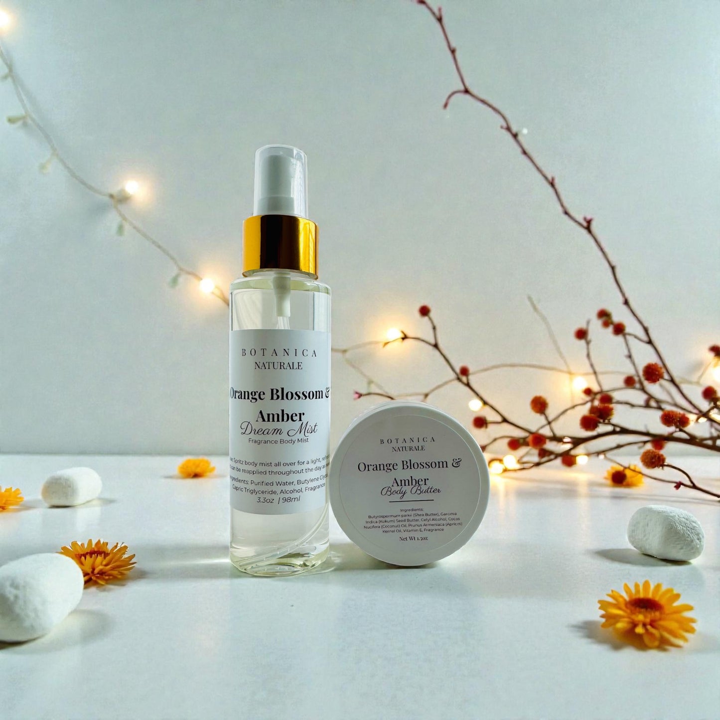 Orange Blossom & Amber 2pc Bundle