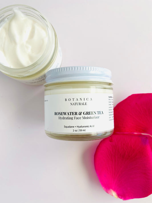 Rosewater & Green Tea Hydrating Face Moisturizer